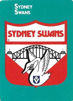 1988 Scanlens VFL #21 Sydney Swans Front